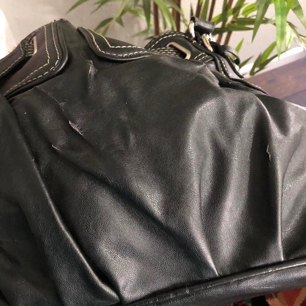 Vintage Y2K 2000s Juicy Couture Black Daydreamer Shoulder Hand Bag Purse Satchel - Picture 4 of 7
